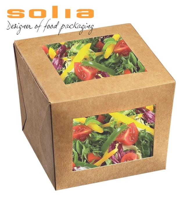 กล่องกระดาษสำหรับใส่อาหาร SOLIA PK1239-00 แพ็ค 50 ชิ้น